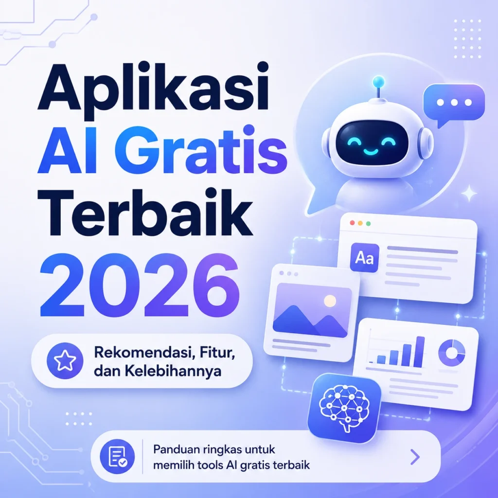 Aplikasi AI Gratis Terbaik 2026: Rekomendasi, Fitur, dan Kelebihannya
