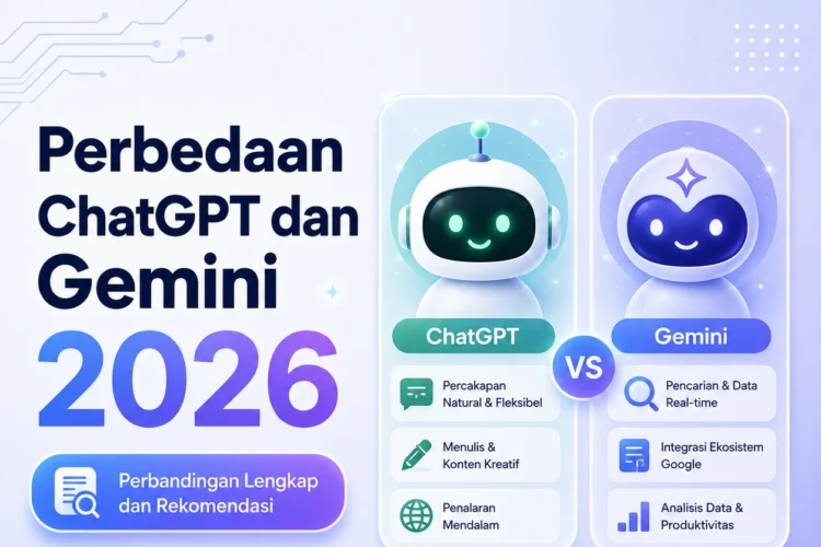 Perbedaan ChatGPT dan Gemini Terbaru 2026: Perbandingan Lengkap dan Rekomendasi